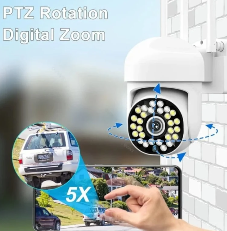Pachet 4 Camere Supraveghere JORTAN WiFi, 36 LED-uri Full Color, Rezistente la Apă, Editia KIVOO