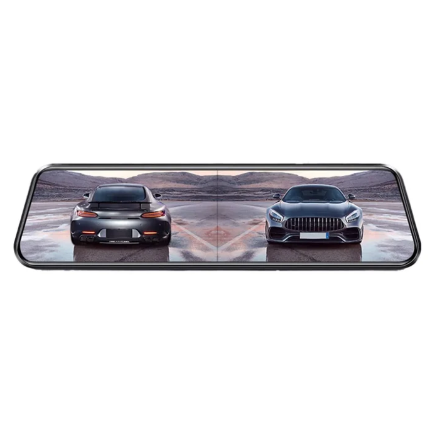 Oglindă Retrovizoare cu Cameră DVR Auto Dual Channel Andowl Q-CA699, Full HD 1080P, Ecran 4.3" TFT, Unghi Larg 170°, Night Vision, G-Sensor, Detecție Mișcare, Suport TF 32GB
