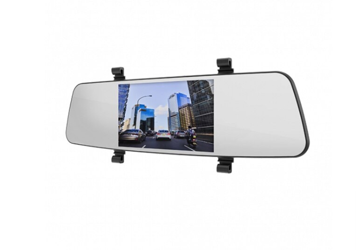 Oglindă Retrovizoare cu Cameră Auto DVR Duală Andowl Q-CA579, Ecran 5.5" TFT, Full HD 1080P, Cameră Spate HD 720P, Unghi 170°, Detecție Mișcare, Înregistrare Ciclică, Kivoo