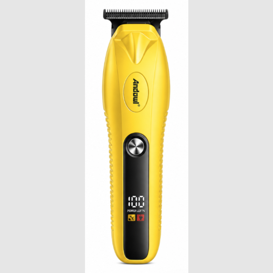 Mașină de Tuns și Conturat Profesională Andowl Q-LS50, Display LED Digital, Lame din Oțel Inox, Încărcare USB, Autonomie 90 min, Zgomot Redus, Ergonomică, Kivoo