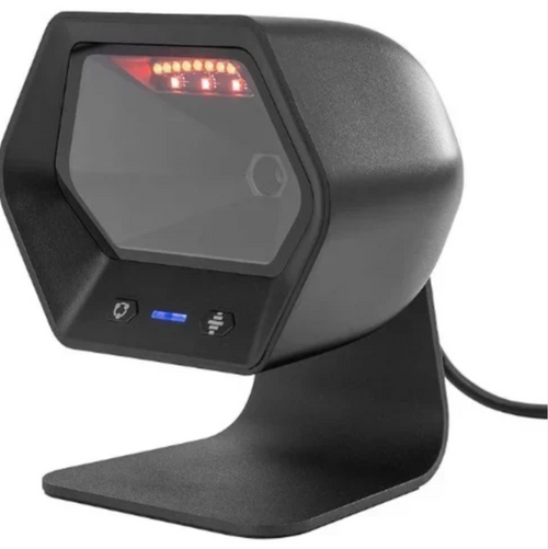 Scaner Coduri de Bare de Birou Hands-Free Andowl Q-SM700, Omnidirecțional 1D/2D/QR, Senzor CMOS 1.0MP, Citire pe Ecrane & Hârtie, Senzor Infraroșu, Fereastră Reglabilă 30°, USB Plug & Play, Kivoo
