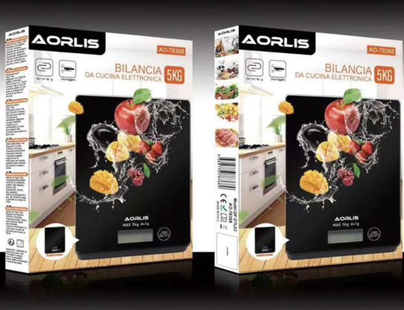 Pachet Promoțional Cântărire Bucătărie: Cântar Lingură Digitală de Precizie 500g (AO-78367) + Cântar Digital 5kg cu Senzori de Mare Precizie (AO-78368), Oprire Automată