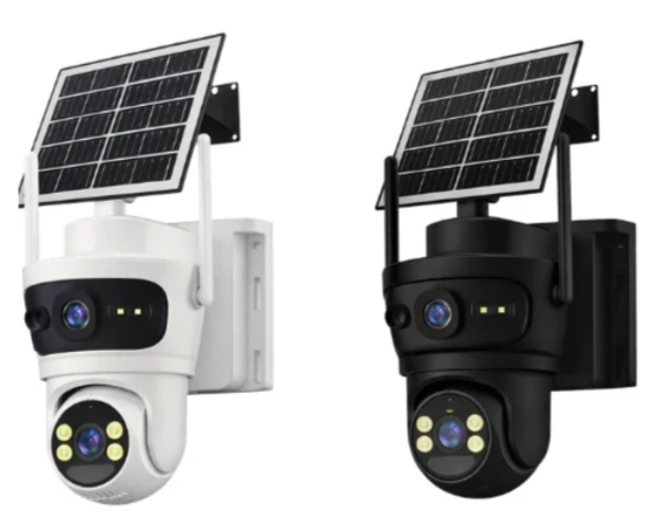 Camera de Supraveghere cu 2 Lentile 6MP, 4G, Panou Solar, 18.000mA PTZ 355°, Jortan 4GHD, IP66, HD, 1920 x 1080 Pixeli, Aplicatie Yoosee