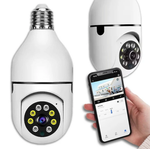 Camera de Supraveghere WiFi Jortan 9296HJW, Full HD 1080P, PTZ 355°, Interior, Vedere Nocturna Color, Audio Bidirectional, Aplicatie Yoosee