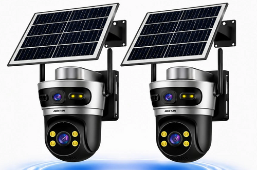 Pachet 2 Camere de Supraveghere cu 2 Lentile 6MP, 4G, Panou Solar, 18.000mA PTZ 355°, Jortan 4GHD, IP66, HD, 1920 x 1080 Pixeli, Aplicatie Yoosee (Copy)