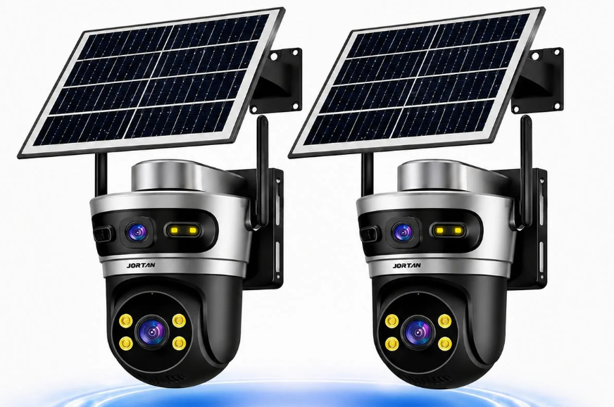 Pachet 2 Camere de Supraveghere cu 2 Lentile 6MP, 4G, Panou Solar, 18.000mA PTZ 355°, Jortan 4GHD, IP66, HD, 1920 x 1080 Pixeli, Aplicatie Yoosee (Copy)